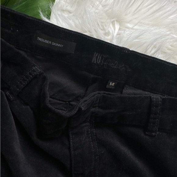 *sold* Kut from The Kloth Velvety Black Pants - Picture 5 of 8